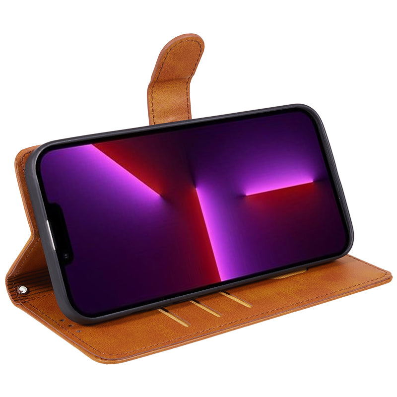 For iPhone 13 Pro Max Calf Texture PU Leather Phone Case Wallet Stand Protective Cover For iPhone 13 Pro Max Calf Texture PU Leather Phone Case Wallet Stand Protective Cover